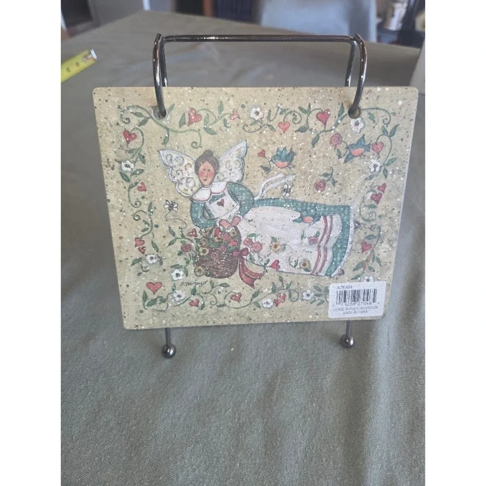 Burnes of Boston Angel Flip Photo Album Desk Display A78384 Vintage Style